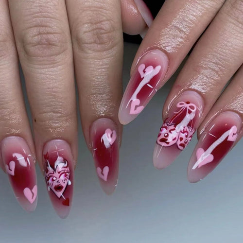  Stylish Almond Ballerina Press-On Nails cashymart