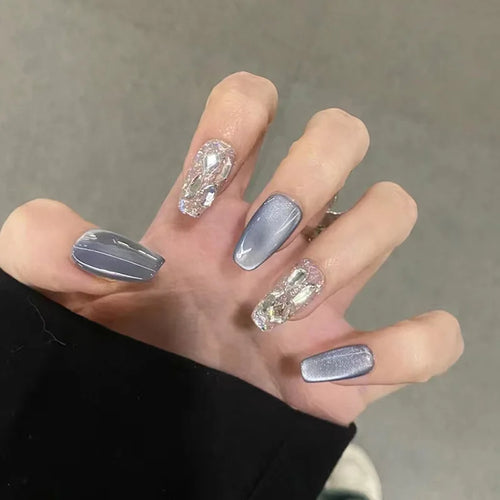 Stylish Butterfly Camellia Coffin Nails cashymart