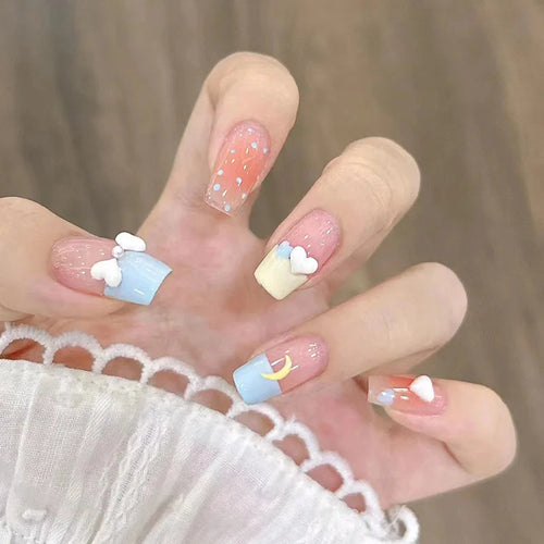  Stylish Butterfly Camellia Coffin Nails cashymart