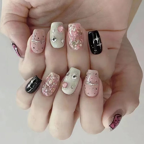  Stylish Butterfly Camellia Coffin Nails cashymart