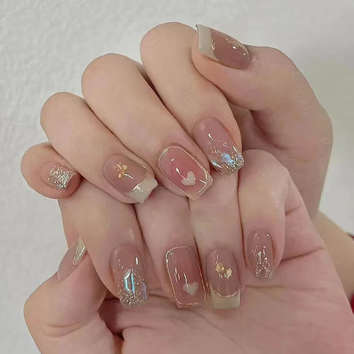  Stylish Butterfly Camellia Coffin Nails cashymart