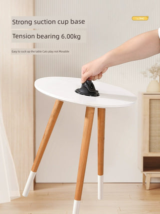  Suction Cup Cat Toy: Long Brush Holder cashymart
