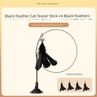  Suction Cup Cat Toy: Long Brush Holder cashymart