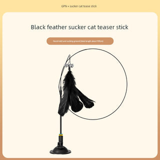  Suction Cup Cat Toy: Long Brush Holder cashymart