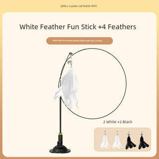  Suction Cup Cat Toy: Long Brush Holder cashymart