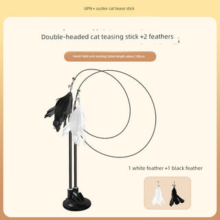  Suction Cup Cat Toy: Long Brush Holder cashymart