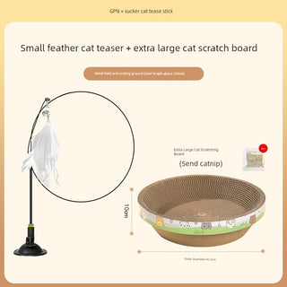  Suction Cup Cat Toy: Long Brush Holder cashymart