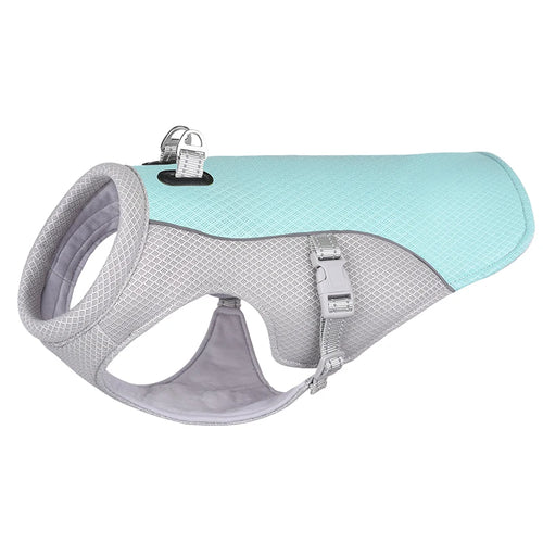  Summer Dog Cooling Vest Harness Reflective cashymart