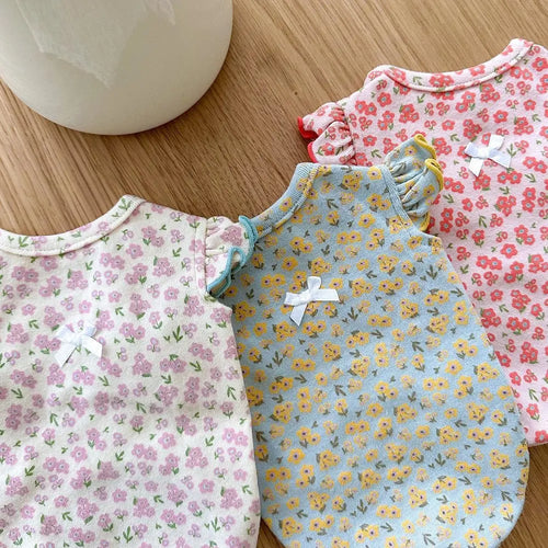  Summer Floral Dog Vest Cute Puppy T-Shirt cashymart