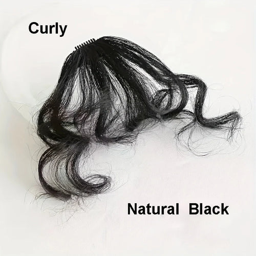  Sunslymei Curly Clip In Bangs Extension cashymart