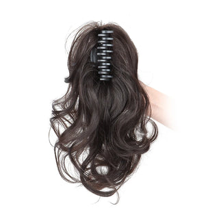  Synthetic 12 Inch Curly Ponytail Clip Extensions cashymart
