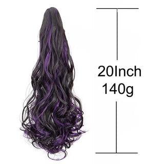  Synthetic 20 Inch Curly Ponytail Hair Extension cashymart
