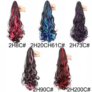  Synthetic 20 Inch Curly Ponytail Hair Extension cashymart