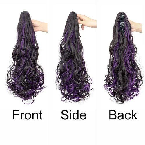  Synthetic 20 Inch Curly Ponytail Hair Extension cashymart