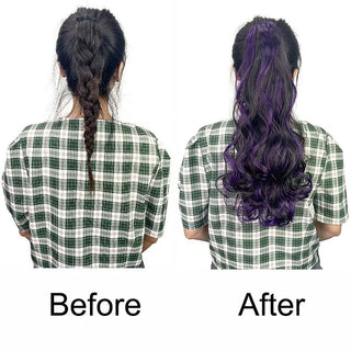  Synthetic 20 Inch Curly Ponytail Hair Extension cashymart