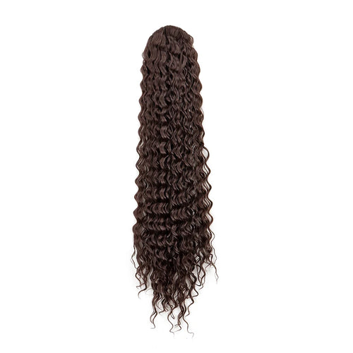  Synthetic 22 Inch Kinky Curly Ponytail Clip In cashymart