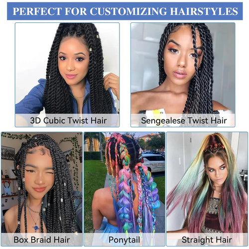  Synthetic 24 Inch 100g Braiding Hair Extensions cashymart