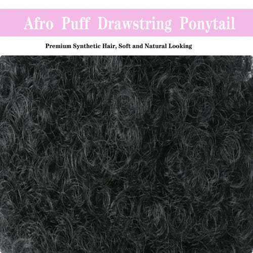  Synthetic Afro Puff Drawstring Ponytail Extension cashymart