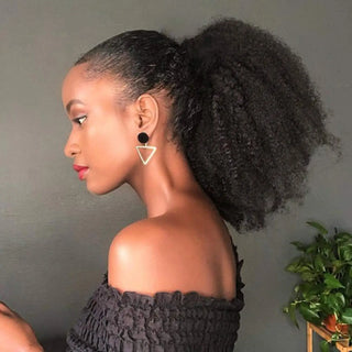  Synthetic Afro Puff Drawstring Ponytail Extension cashymart