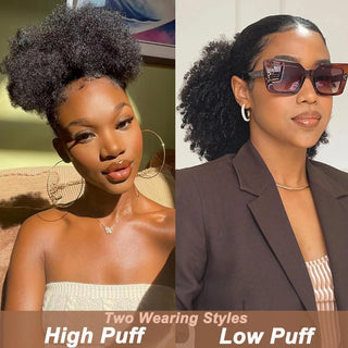  Synthetic Afro Puff Drawstring Ponytail Extension cashymart