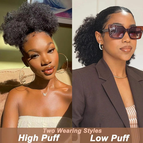  Synthetic Afro Puff Drawstring Ponytail Extension cashymart
