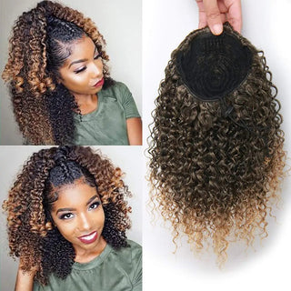  Synthetic Afro Puff Drawstring Ponytail Extension cashymart