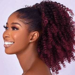  Synthetic Afro Puff Drawstring Ponytail Extension cashymart