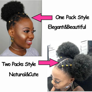  Synthetic Afro Puff Drawstring Ponytail Extension cashymart