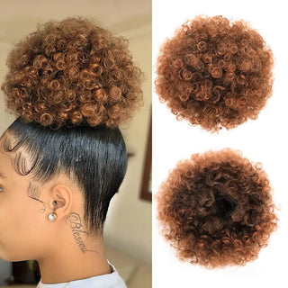  Synthetic Afro Puff Drawstring Ponytail Extension cashymart