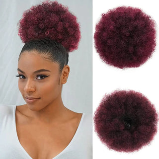  Synthetic Afro Puff Drawstring Ponytail Extension cashymart