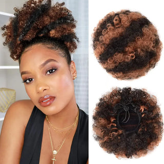  Synthetic Afro Puff Drawstring Ponytail Extension cashymart