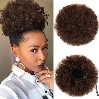  Synthetic Afro Puff Drawstring Ponytail Extension cashymart