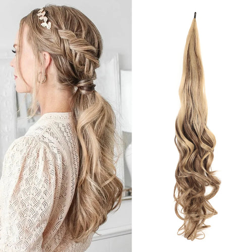  Synthetic Blonde Ponytail Extensions 26 Inch cashymart