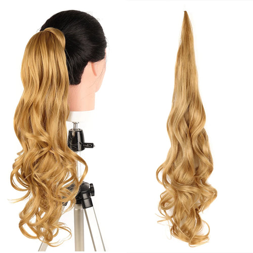  Synthetic Blonde Ponytail Extensions 26 Inch cashymart
