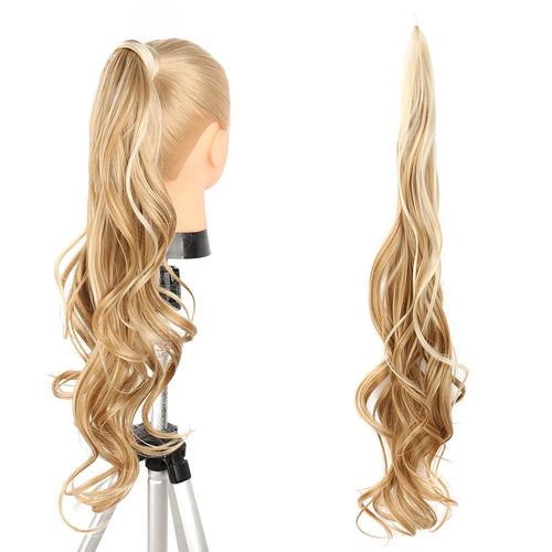  Synthetic Blonde Ponytail Extensions 26 Inch cashymart