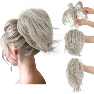  Synthetic Claw Clip In Ponytail Hair Extensions for Women cashymart