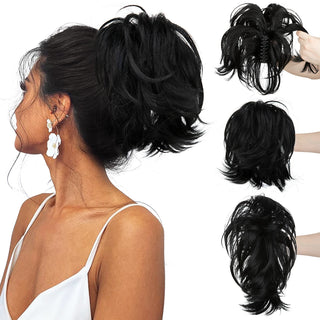  Synthetic Claw Clip In Ponytail Hair Extensions for Women cashymart