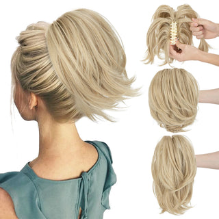  Synthetic Claw Clip In Ponytail Hair Extensions for Women cashymart