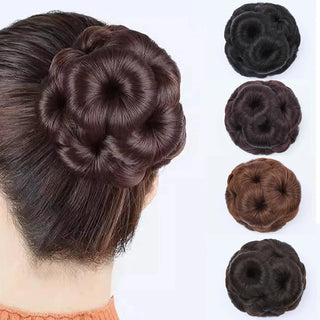  Synthetic Clip-On Bun Hair Accessories cashymart