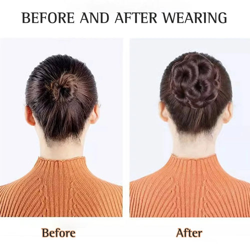  Synthetic Clip-On Bun Hair Accessories cashymart