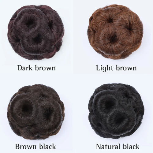  Synthetic Clip-On Bun Hair Accessories cashymart