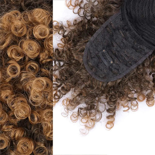  Synthetic Drawstring Ponytail with Bangs cashymart