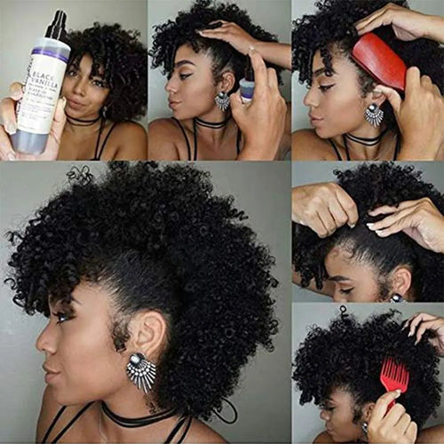  Synthetic High Puff Afro Mohawk Ponytail Extension cashymart