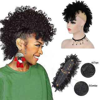  Synthetic High Puff Afro Mohawk Ponytail Extension cashymart