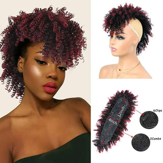 Synthetic High Puff Afro Mohawk Ponytail Extension cashymart