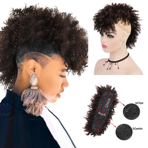 Synthetic High Puff Afro Mohawk Ponytail Extension cashymart