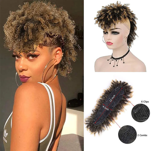  Synthetic High Puff Afro Mohawk Ponytail Extension cashymart