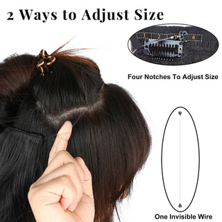  Synthetic Invisible Wire Hair Extensions 20 Inch cashymart