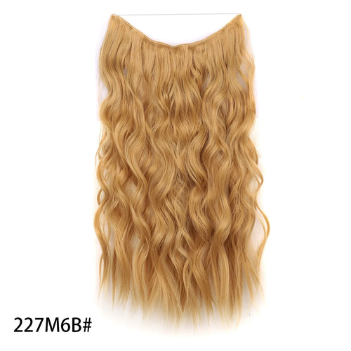 Synthetic Invisible Wire Hair Extensions 20 Inch cashymart