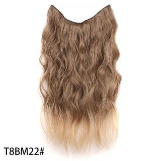  Synthetic Invisible Wire Hair Extensions 20 Inch cashymart